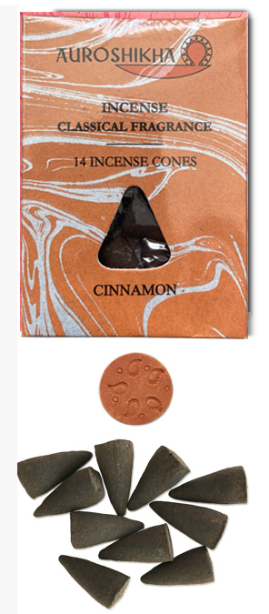 Auroshikha Räucherkegel Cinnamon Zimt