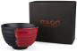 Mobile Preview: Maoci  Matcha Teeschale schwarz rot