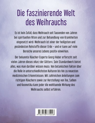 Buch von Georg Huber: Weihrauch