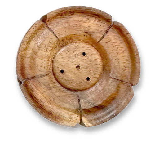 Räucherstäbchenhalter Lotus Pencilwood